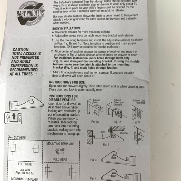 Mommy’s Helper Cabinet/Drawer 6 Lock Set! - Picture 4 of 4
